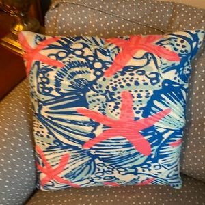 Lilly Pulitzer inspired pillow